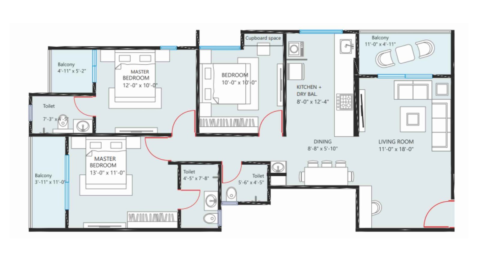 Prassanna-Param-Floor-Plan-3bhk-Premium-1034